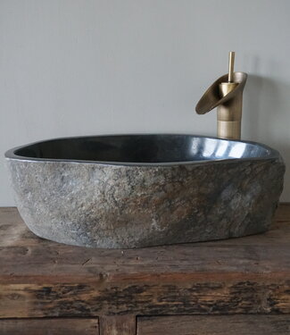 Rene Houtman Grote Waskom Rivierkom + Spoelgat | H15 x B48 x D32 cm