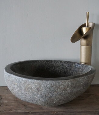 Rene Houtman Medium Waskom Rivierkom + Spoelgat | H12 x B32 x D26 cm