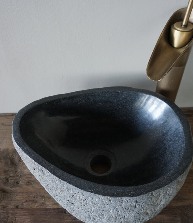 Rene Houtman Medium Waskom Rivierkom + Spoelgat | H13 x B33 x D26 cm