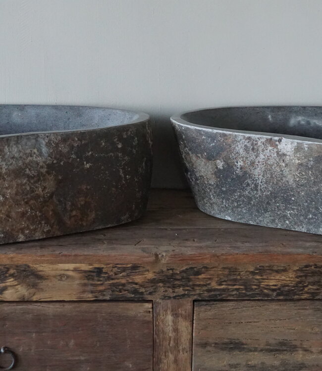 Rene Houtman Waskom Rivierkom | Set Van 2 | H15 x B47 x D37 cm