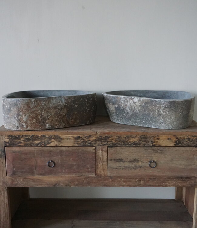 Rene Houtman Waskom Rivierkom | Set Van 2 | H15 x B47 x D37 cm