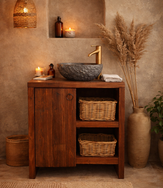 Rene Houtman Daphie Badkamermeubel Wagondelen L80xH90