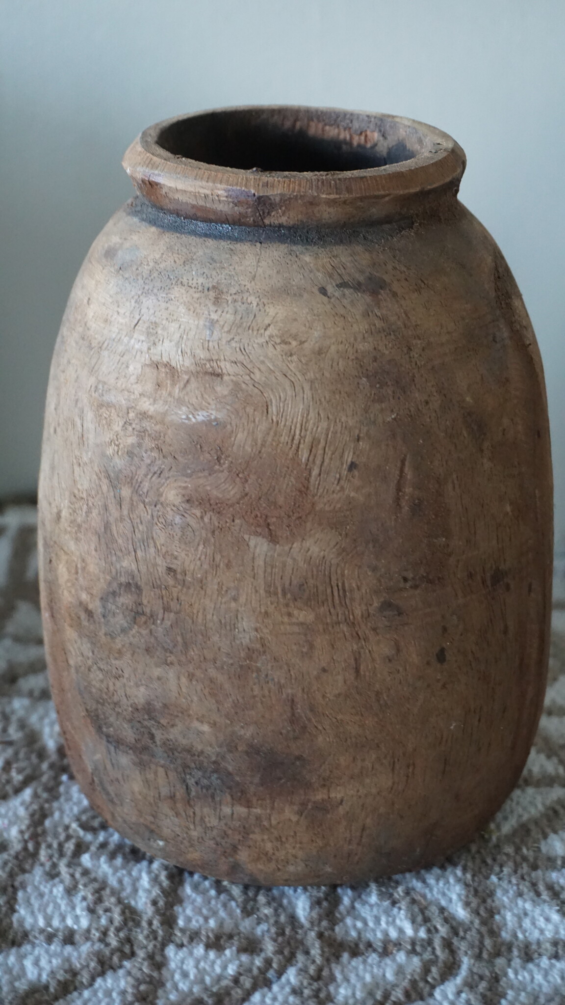 Aura Peeperkorn Pottenset Van 4 | Houten Nepalese Potten
