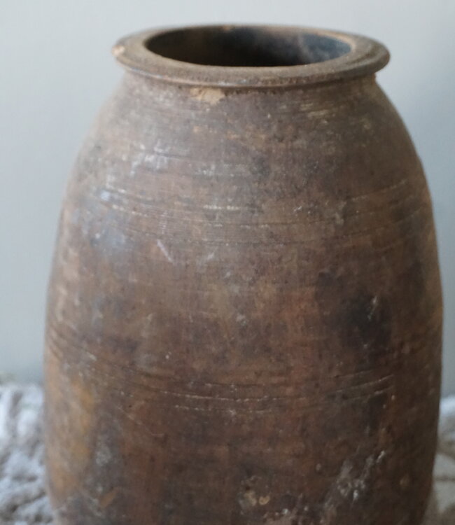 Aura Peeperkorn Pottenset Van 4 | Houten Nepalese Potten