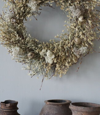 Rene Houtman Krans Bodhi | Groen | D35 cm