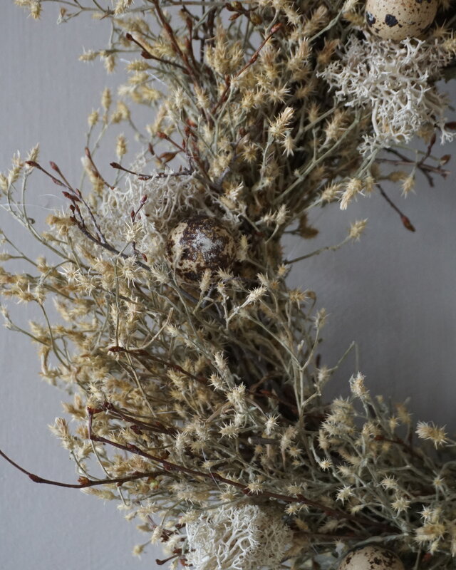Rene Houtman Krans Bodhi | Groen | D35 cm