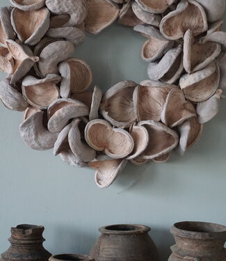 Rene Houtman Krans Badam | Oudroze | D45 cm