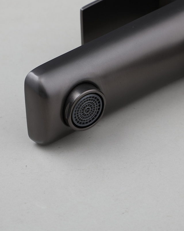 Rene Houtman Moderne Wastafelkraan | Mengkraan | Gun Metal