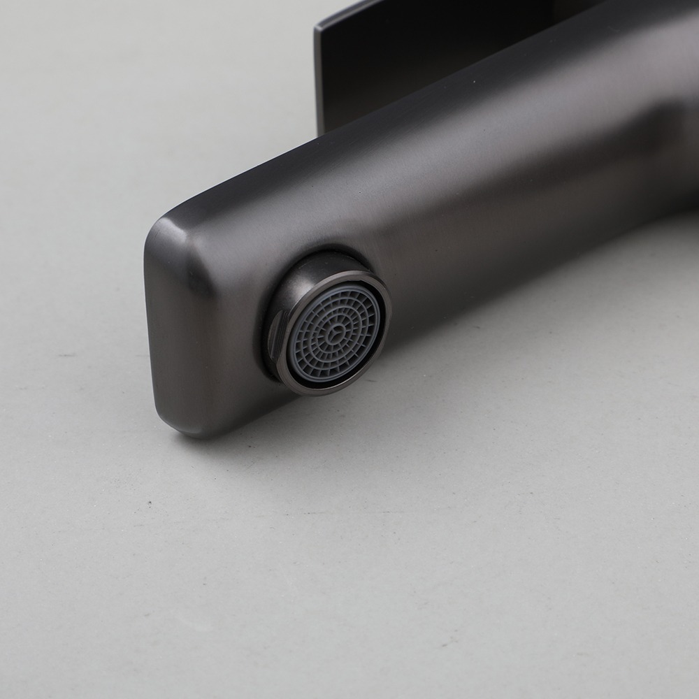 Rene Houtman Moderne Wastafelkraan | Mengkraan | Gun Metal