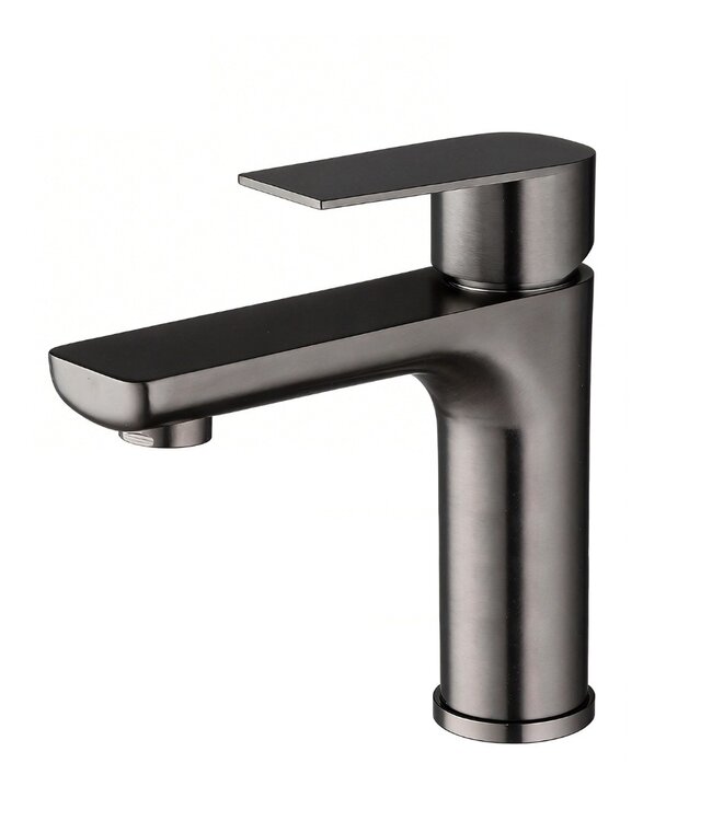 Rene Houtman Moderne Wastafelkraan | Mengkraan | Gun Metal