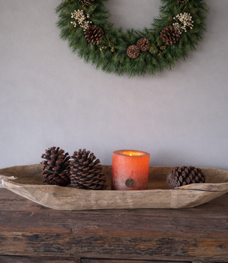 Rene Houtman Schaal | Teakhouten Boot | H10 x B71 x D22 cm