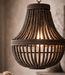 Rene Houtman Kralen Hanglamp Rustica Bruin H70 x B43 Cm