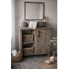 Davidoff Badmeubel | Geborsteld Eiken | H90 x B80 x D30 cm