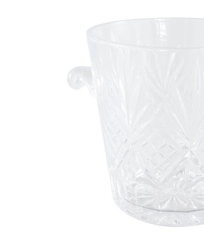 PTMD Kristallen glazen ronde ijs emmer