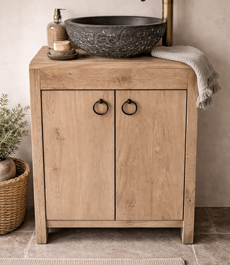 Rene Houtman Sonja Badkamermeubel | Eikenhout | Kies Je Maat