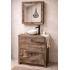 Isabelle Badkamermeubel 2 Lades - H90 x B75 x D38 Wagondelen