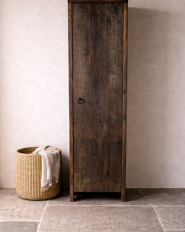 Rene Houtman Badkamerkast Shirley | Grenen Wagonplank | Kies Maat