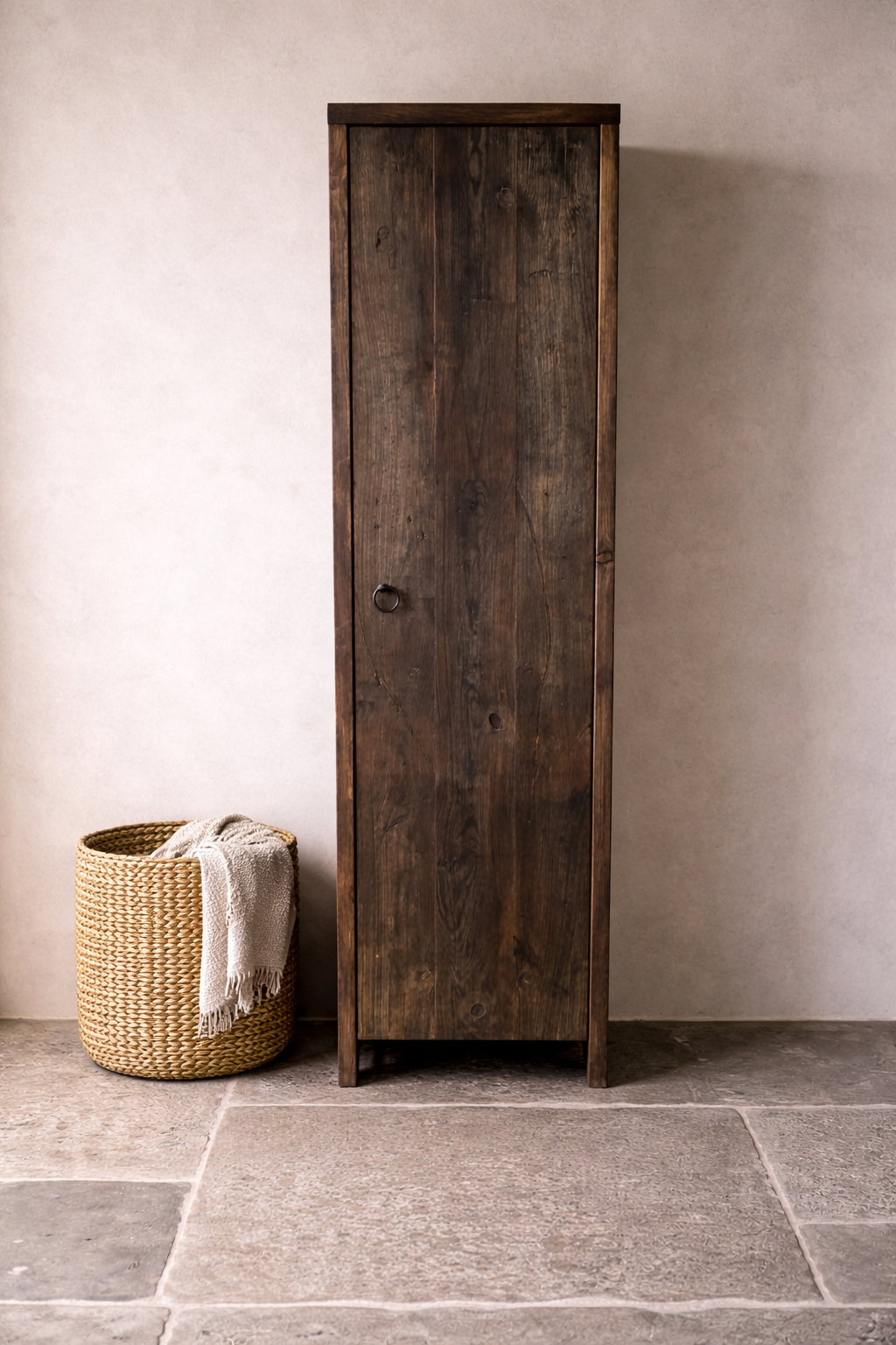 Rene Houtman Badkamerkast Shirley | Grenen Wagonplank | Kies Maat