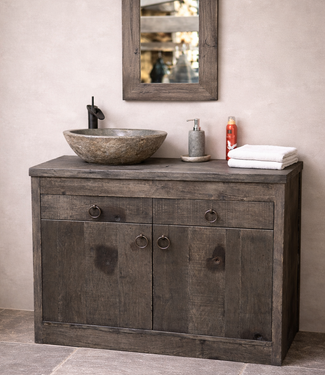 Rene Houtman Badkamermeubel Norali Oud Eikenhout Behandeld