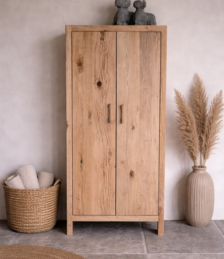 Rene Houtman Mary Badkamerkast | 2-Deurs | Oud Eiken Geschaafd