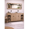 Abella Houten Badkamermeubel 180 cm Naturel