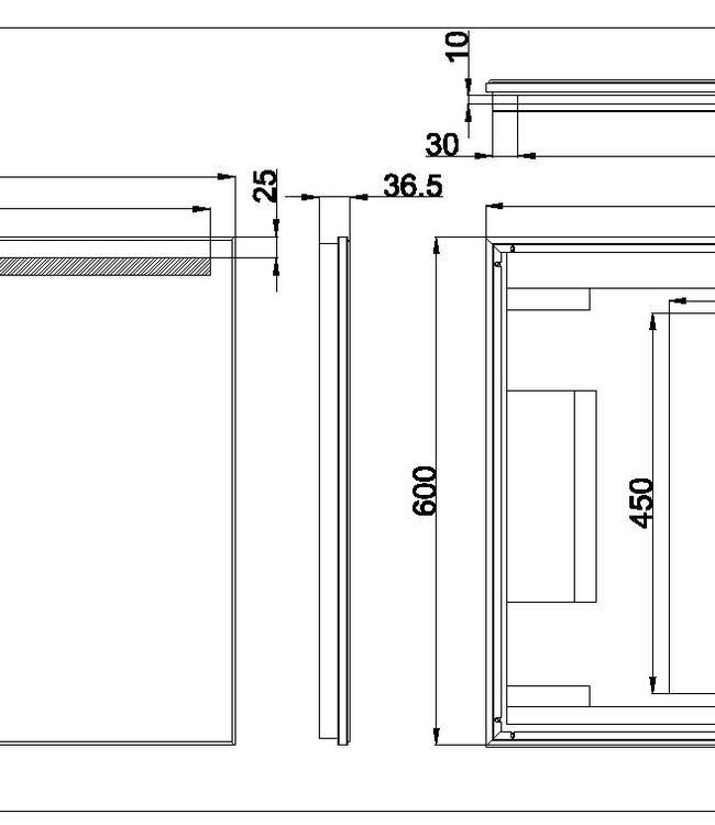 Rene Houtman Spiegel Condensvrij + LED + Geborsteld Eikenhouten Lijst - Kies Maat