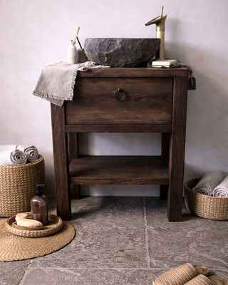 Rene Houtman Toiletmeubel Casper | Grenen Wagonplanken | Kies Maat