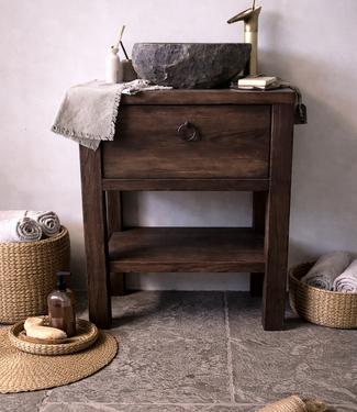 Rene Houtman Toiletmeubel Casper | Grenen Wagonplanken | Kies Maat