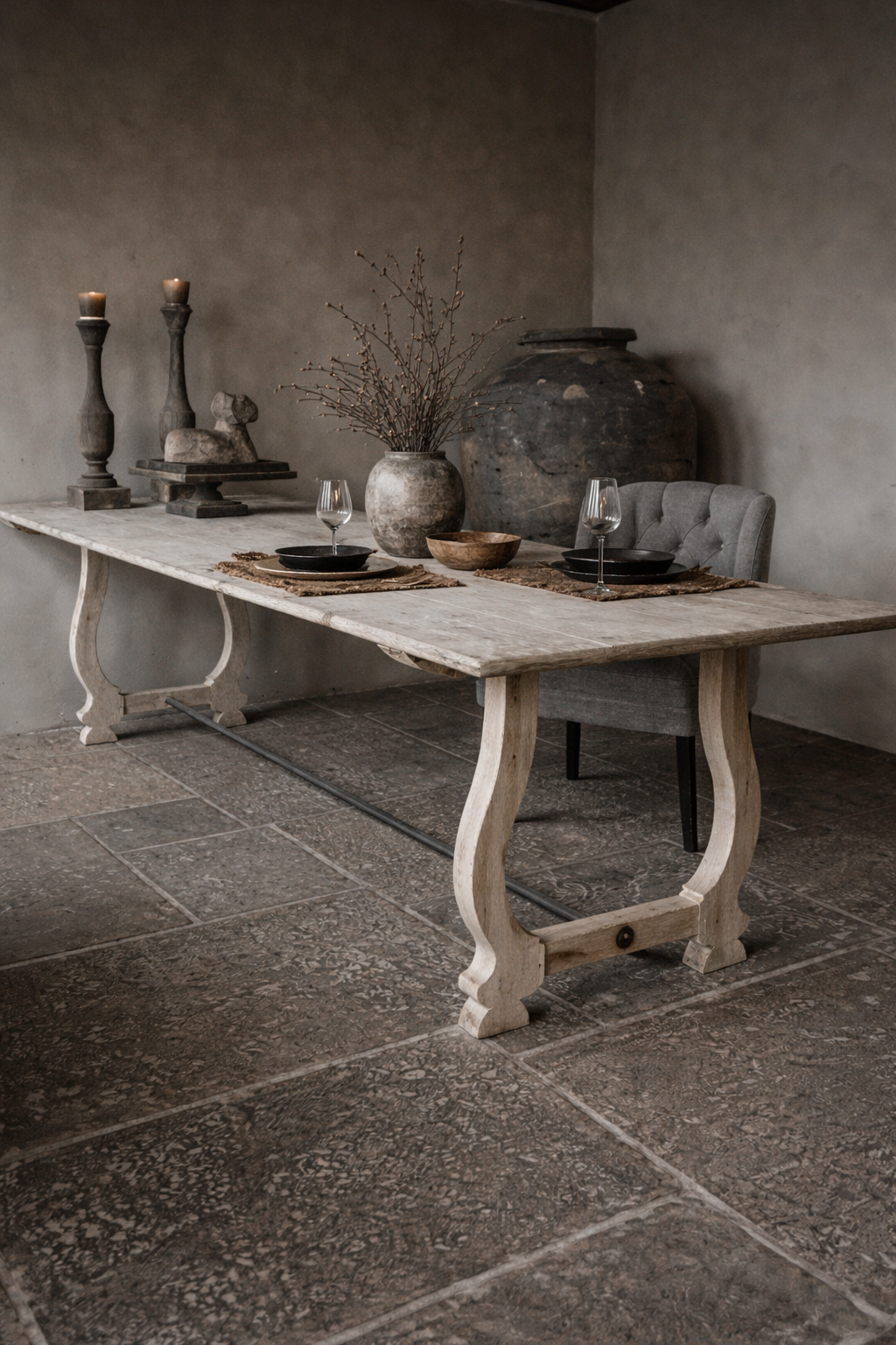Rene Houtman Eetkamertafel Loes | Massief Eikenhout | Meerdere Maten