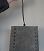 Rene Houtman Hanglamp Nalia Suède Leder H19 x B23 Cm
