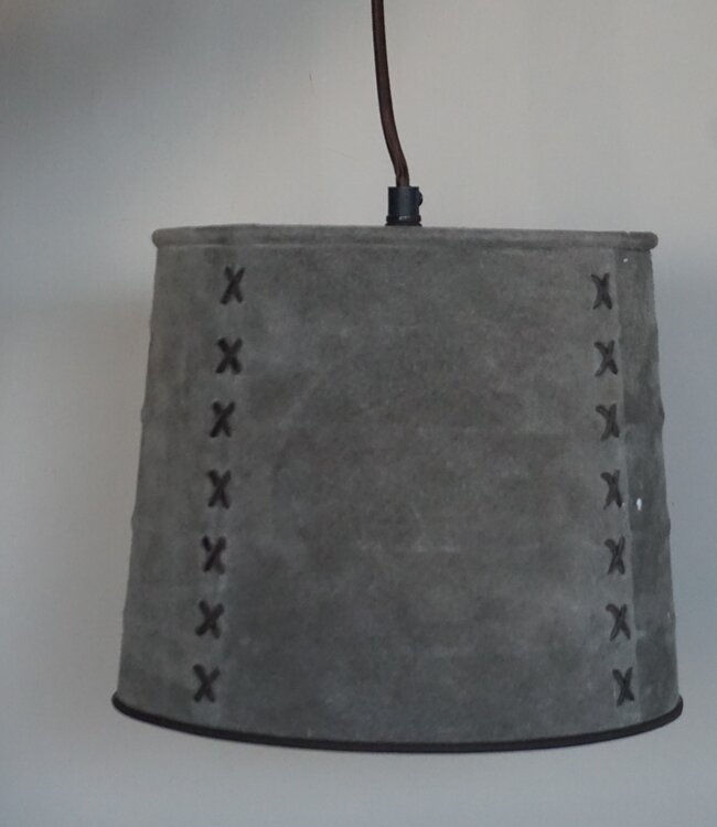 Rene Houtman Hanglamp Nalia Suède Leder H19 x B23 Cm