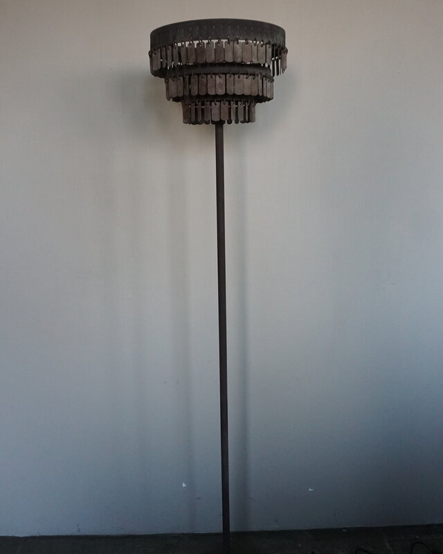 Rene Houtman Vloerlamp Hugo | Metalen Schijfjes | H150 x D30 cm