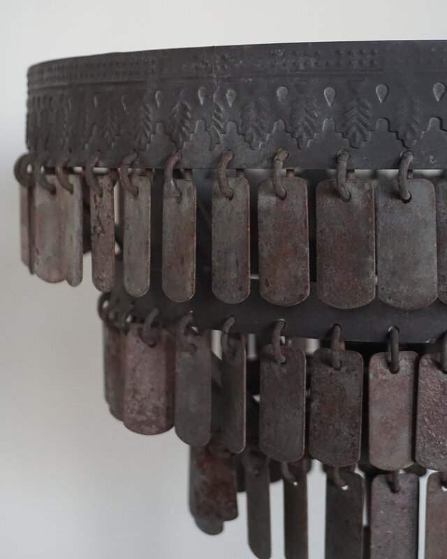 Rene Houtman Vloerlamp Hugo | Metalen Schijfjes | H150 x D30 cm