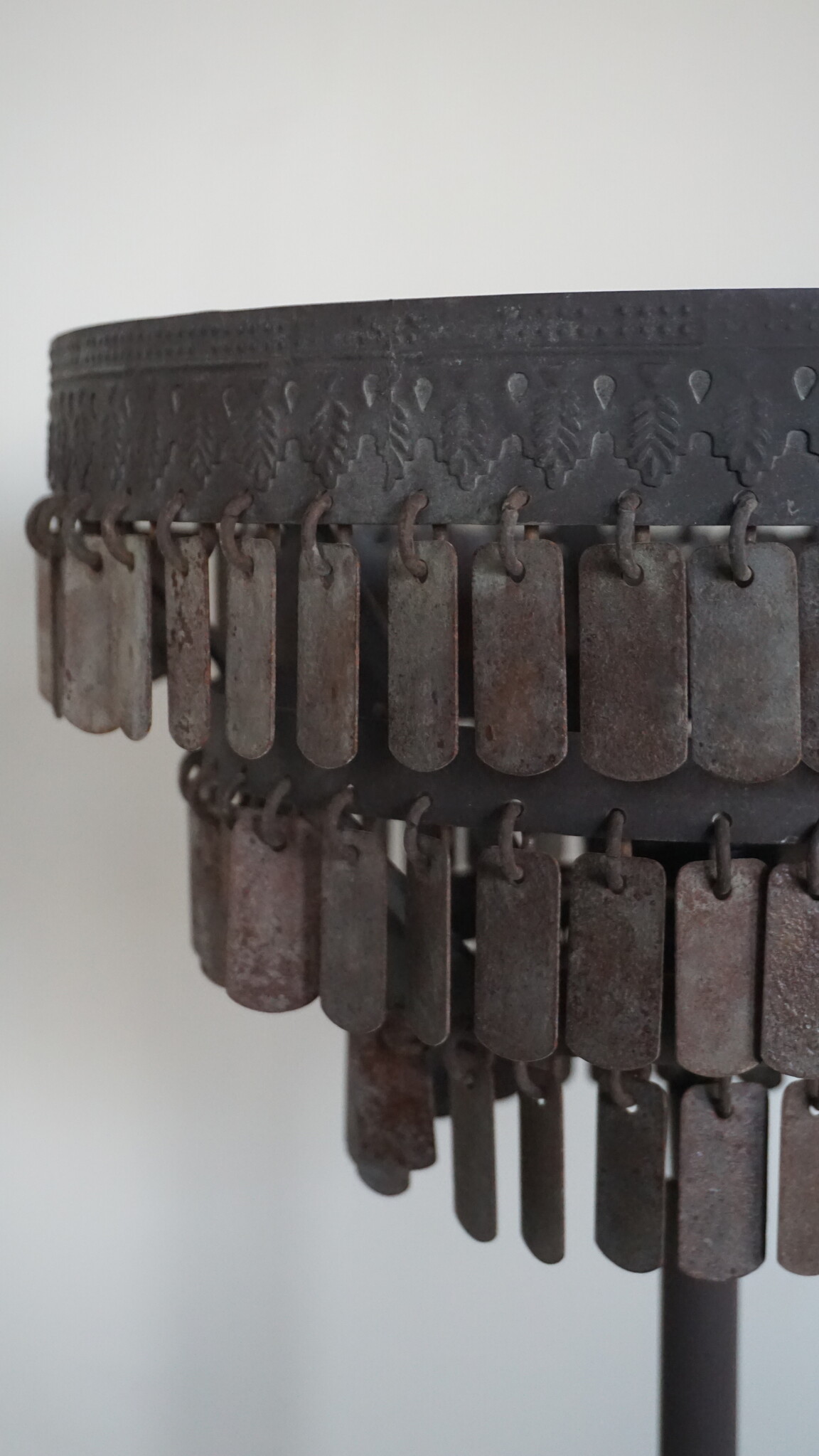Rene Houtman Vloerlamp Hugo | Metalen Schijfjes | H150 x D30 cm