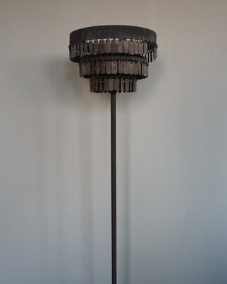 Rene Houtman Vloerlamp Hugo | Metalen Schijfjes | H150 x D30 cm