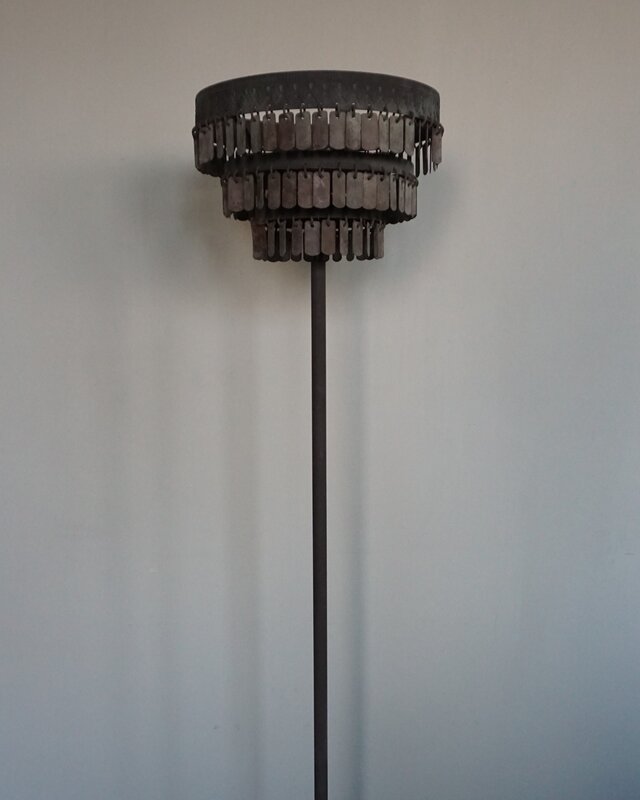 Rene Houtman Vloerlamp Hugo | Metalen Schijfjes | H150 x D30 cm