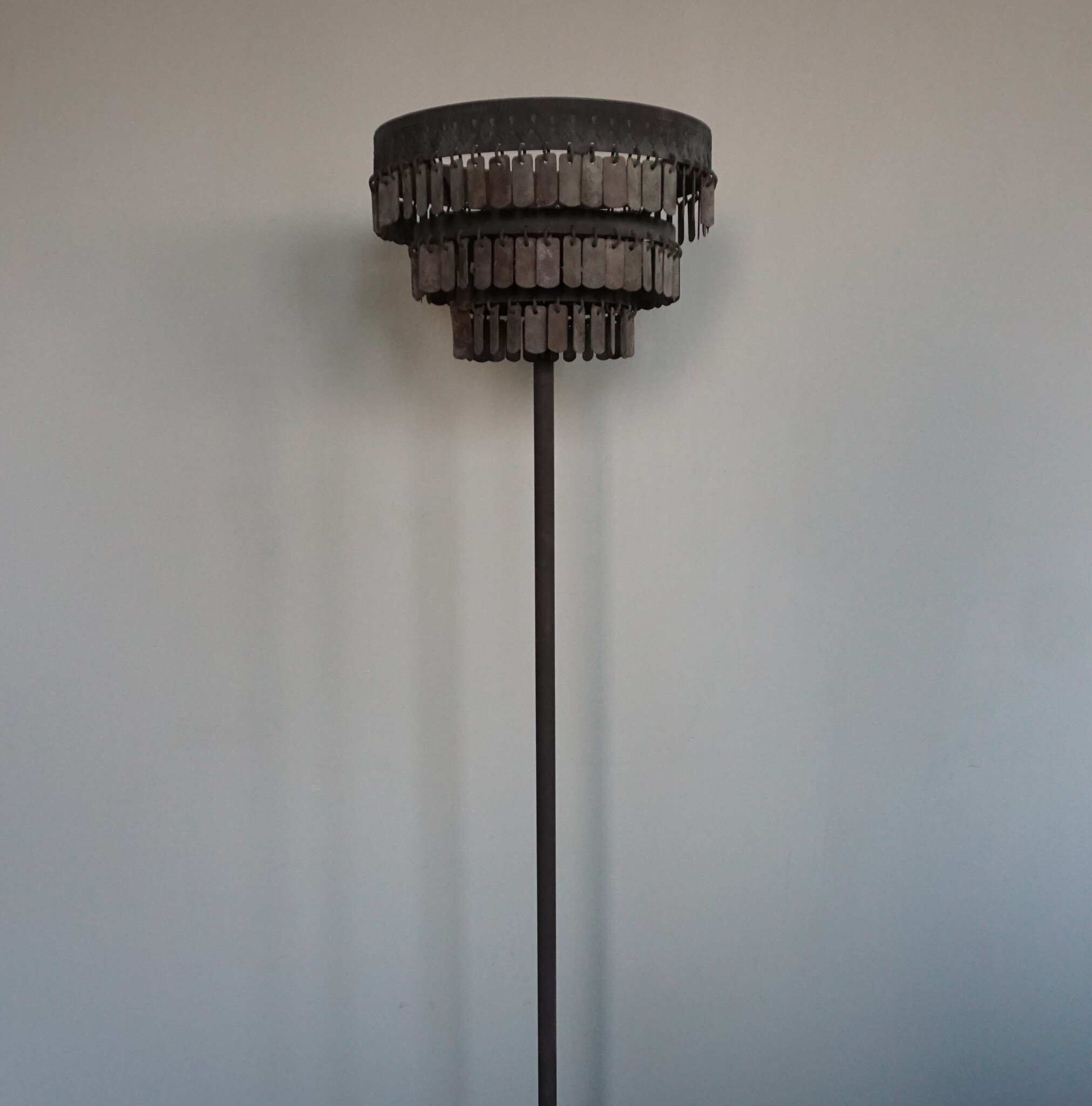 Rene Houtman Vloerlamp Hugo | Metalen Schijfjes | H150 x D30 cm