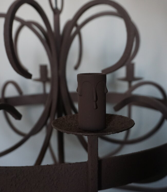 Rene Houtman Kroonluchter Garra | Roest | 6-Arms | H55 x D61 cm