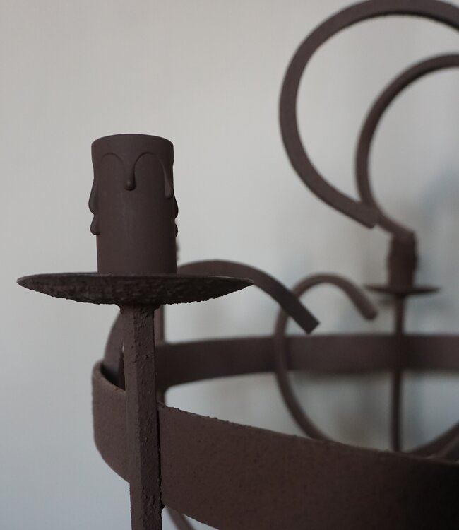 Rene Houtman Kroonluchter Garra | Roest | 6-Arms | H55 x D61 cm