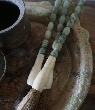 Be-Uniq Kleurrijke Kaligrafeerkwast | Groen | 30 cm