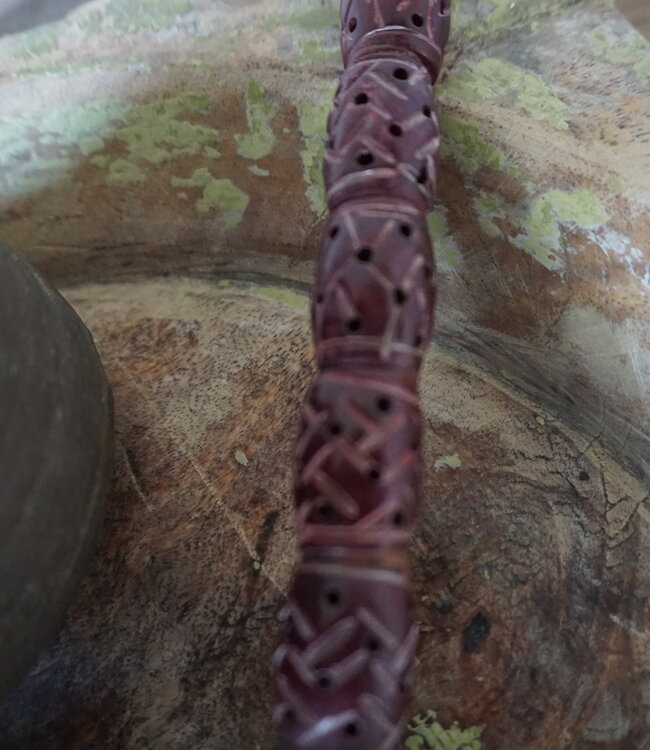 Be-Uniq Kleurrijke Kaligrafeerkwast | Roodbruin | 30 cm