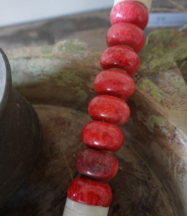 Be-Uniq Kleurrijke Kaligrafeerkwast | Rood | 32 cm