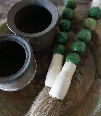 Be-Uniq Kleurrijke Kaligrafeerkwast | Groen | 34 cm