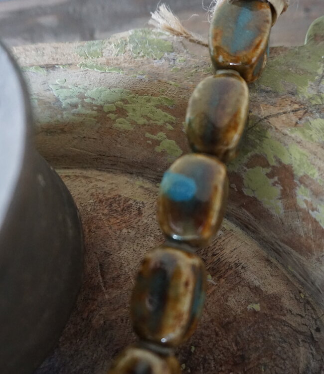 Be-Uniq Kleurrijke Kaligrafeerkwast | Bruin | 30 cm