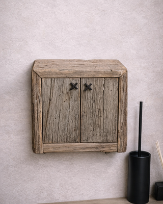 Rene Houtman Toiletset Zwevend Oak - Rivierkom