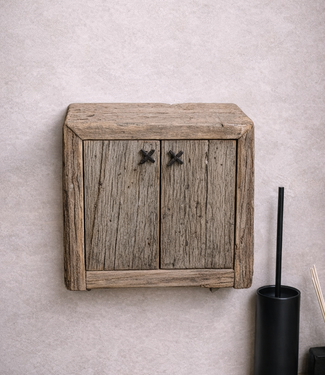 Rene Houtman Toiletset Zwevend Oak - Rivierkom