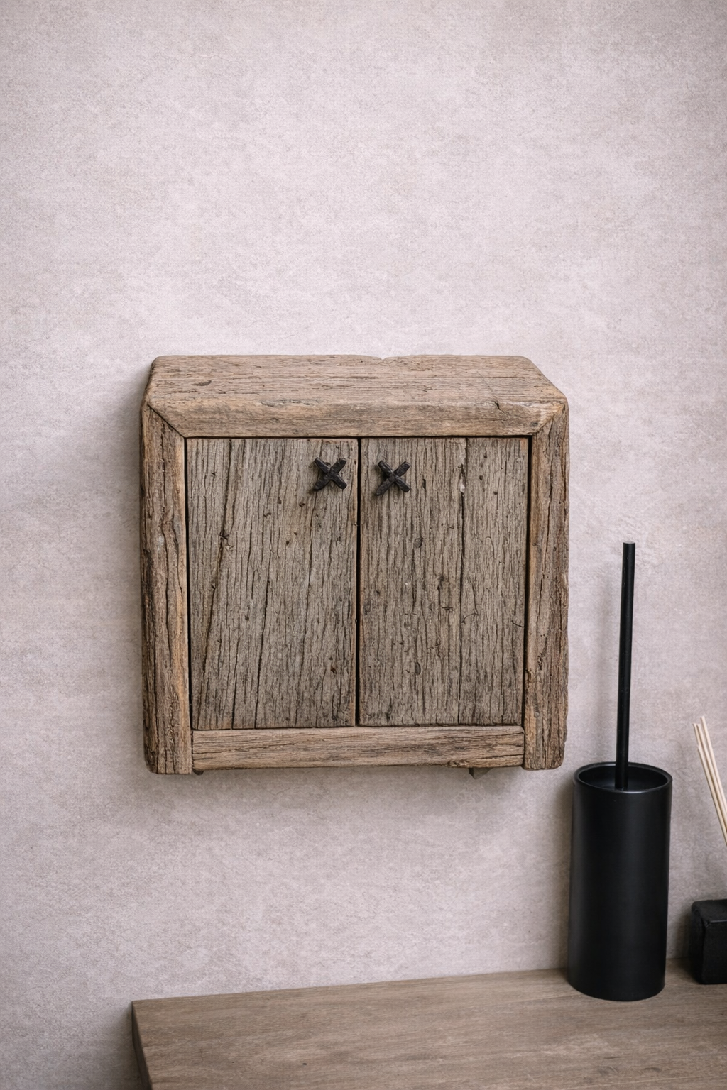 Rene Houtman Toiletset Zwevend Oak - Rivierkom