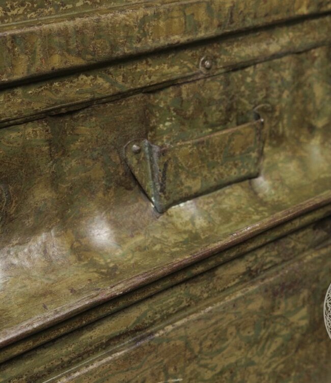 Be-Uniq Oude Metalen Koffer | India | H24 x B61 x D39 cm