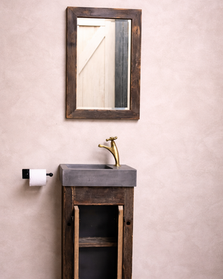 Rene Houtman Eikenhouten toiletspiegel Dark 53 x 38 cm