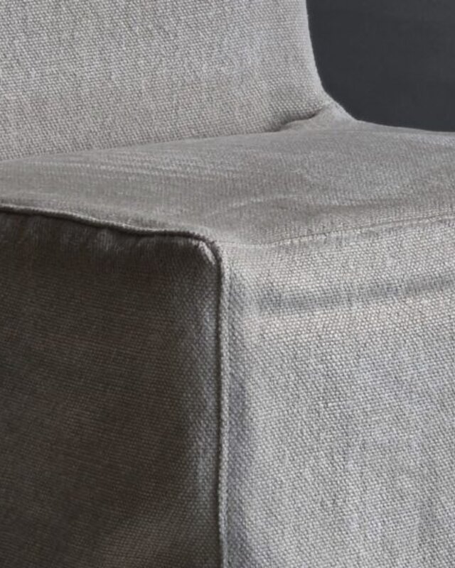 Luksa Home Collection Eetkamerstoel Nora Rok 100% Linnen - Taupe Of Beige